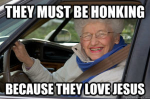 honk for jesus
