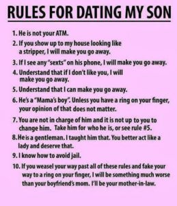 DATING SON
