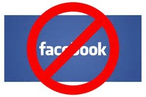 no facebook